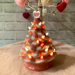 LED 8”H Valentine Tree Home Accent